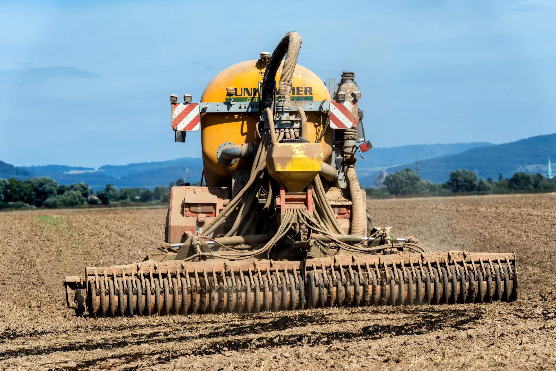Agricultural fields and fertilizer application